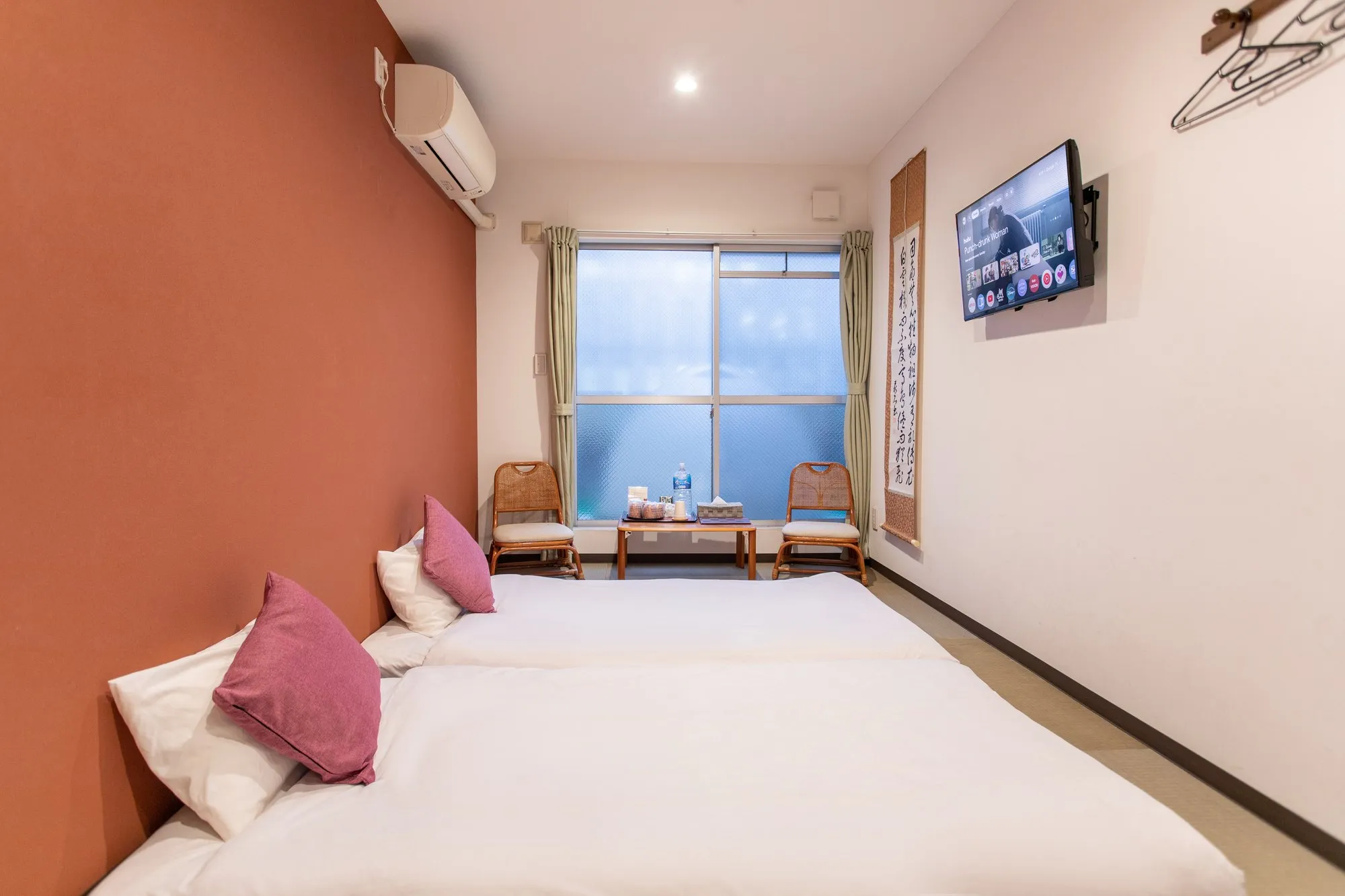 Tatami double room with two futon